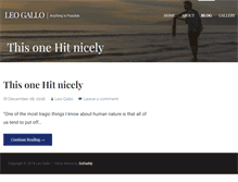 Tablet Screenshot of leogallo.com